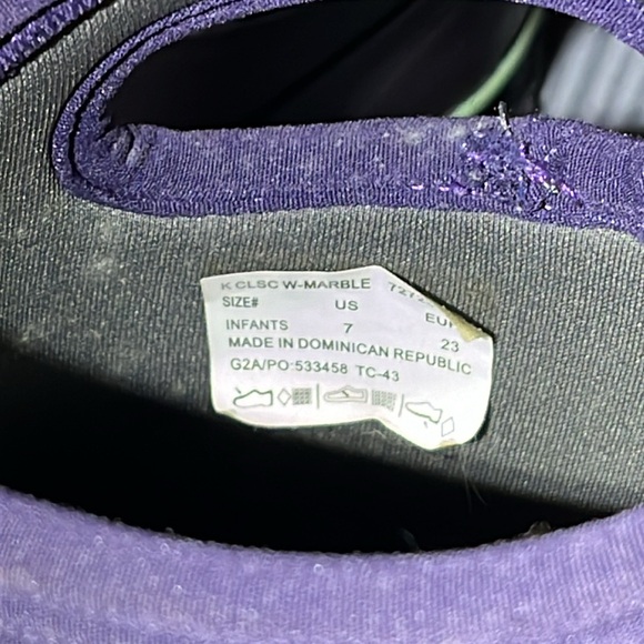 Toddler BOGS Waterproof Classic Boots size 7 Purple Marble - Picture 6 of 7